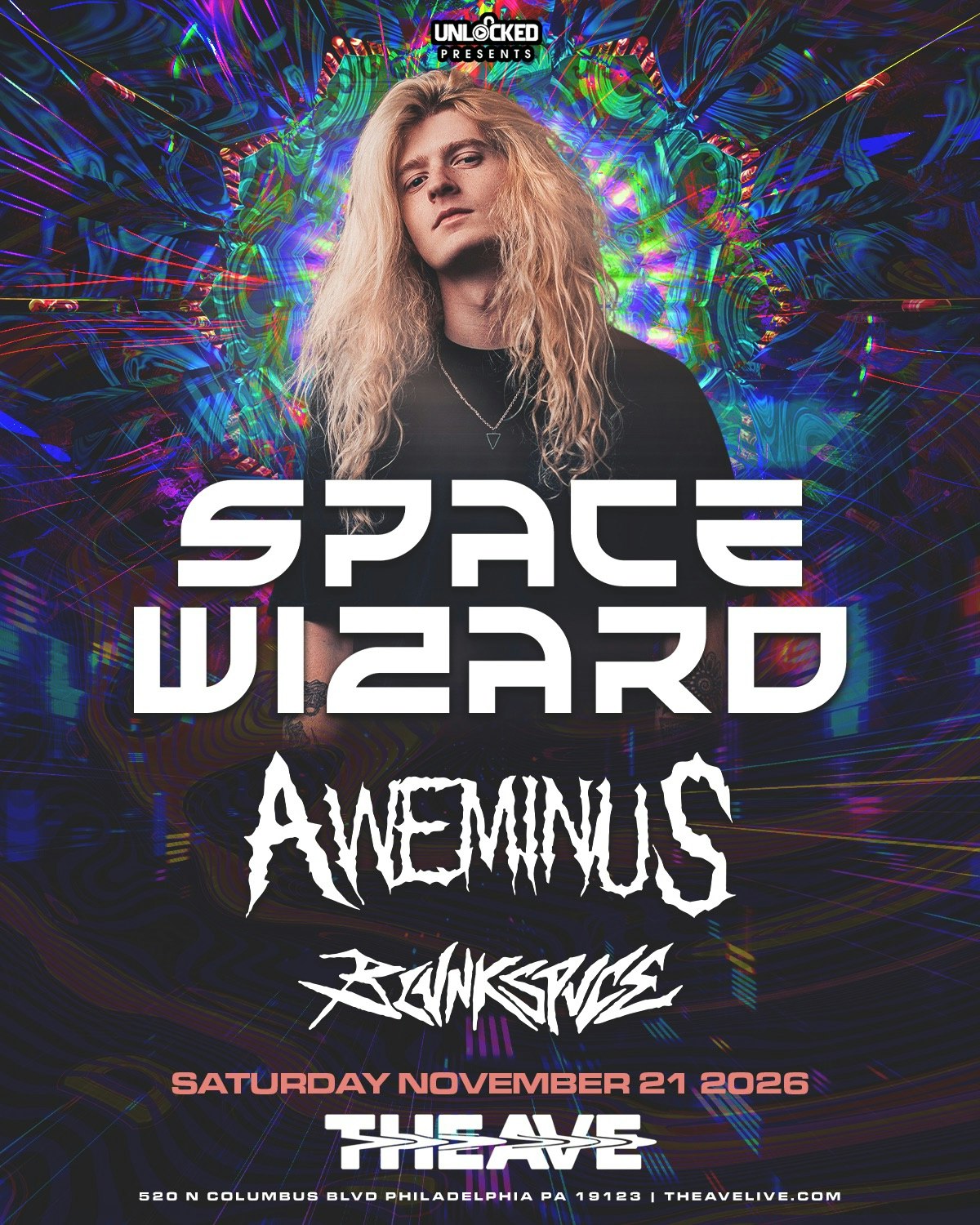 SPACE WIZARD - The Ave Live