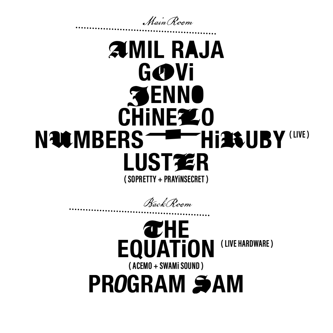 Amil Raja, Ace Mo/Swami Sound (live), Govi + MORE