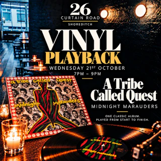 Vinyl LP playback sessions- A Tribe Called Quest Midnight Marauders.
