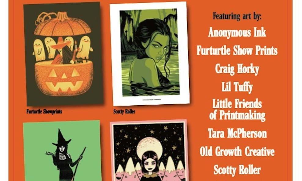 Season of the Witch: Halloween Horror Art Print Show (Upstairs!)