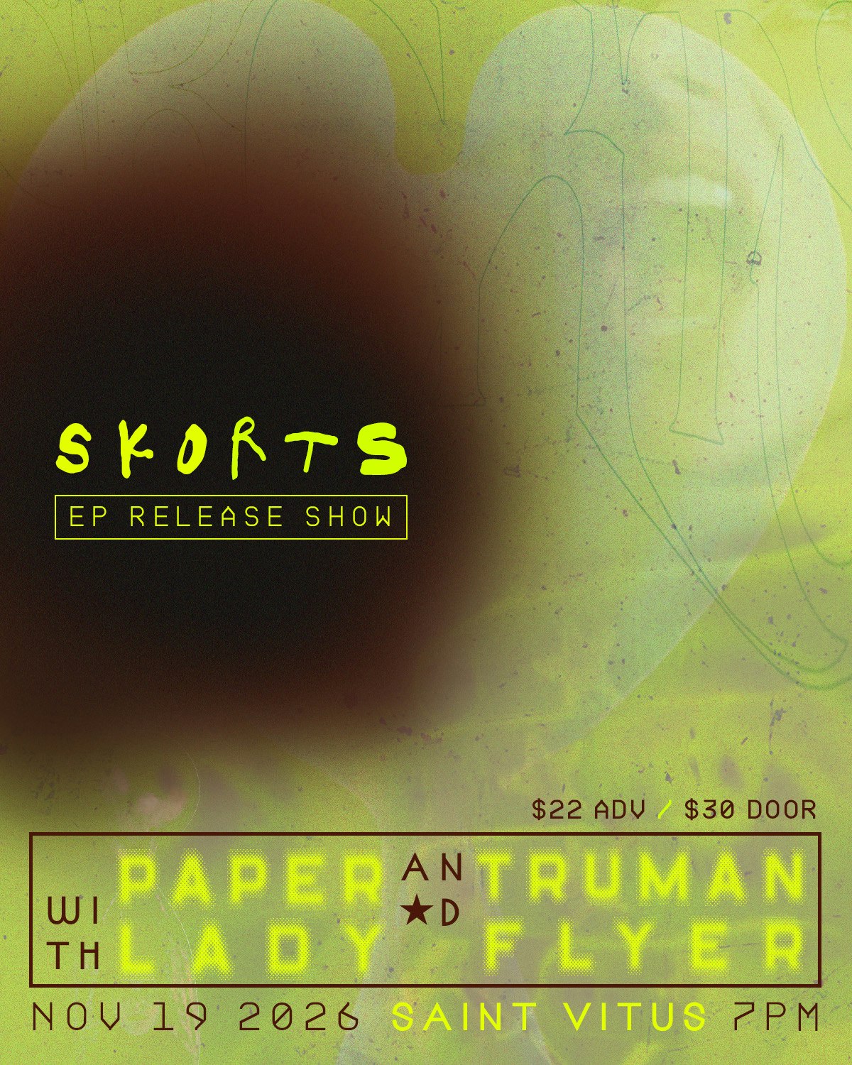 SKORTS, Paper Lady, Truman Flyer - Saint Vitus