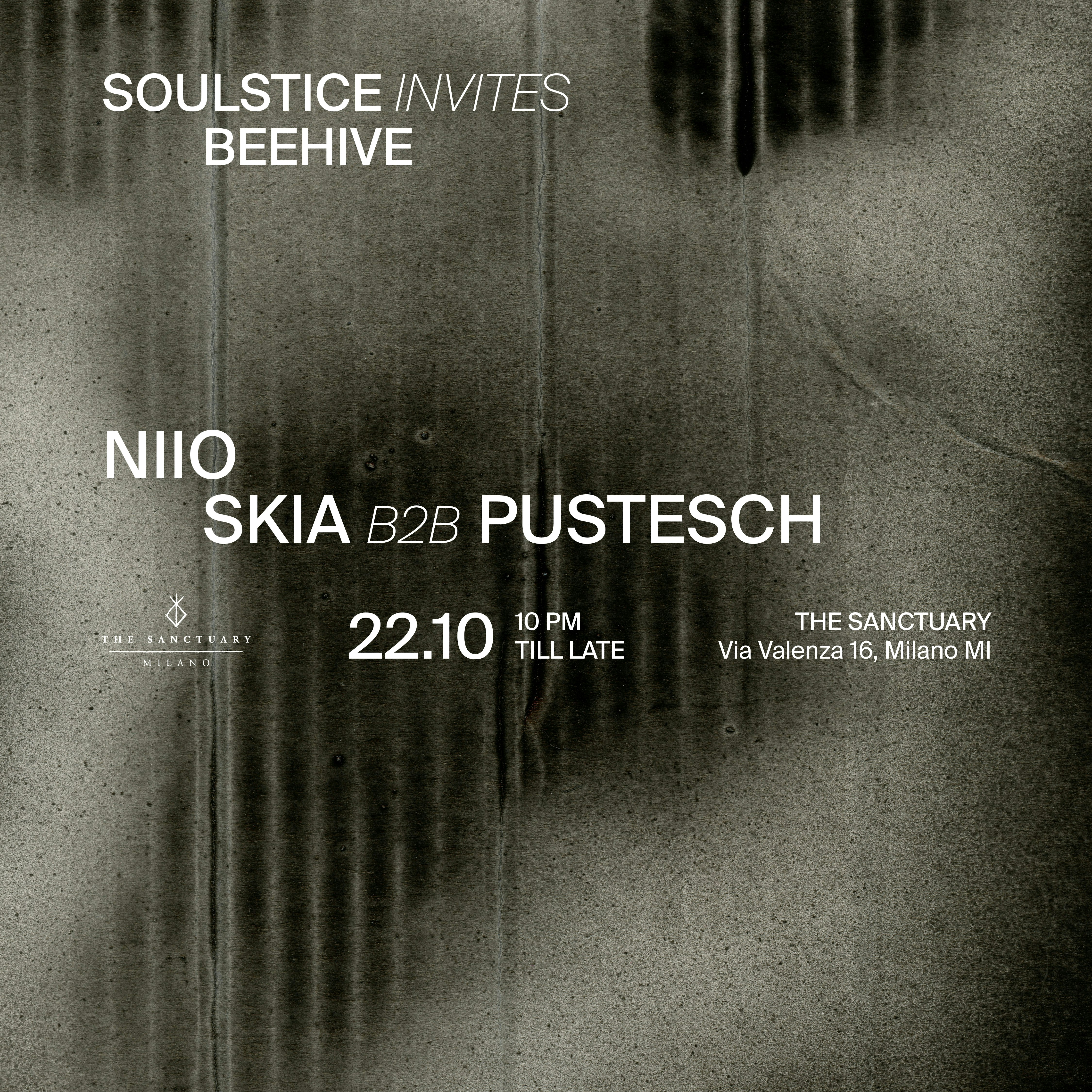 Soulstice at the Sanctuary Milan - w/Beehive
