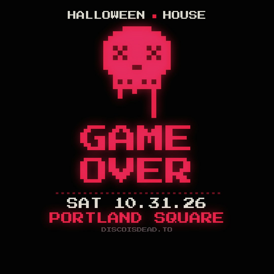 GAME OVER: Halloween House Party event flyer