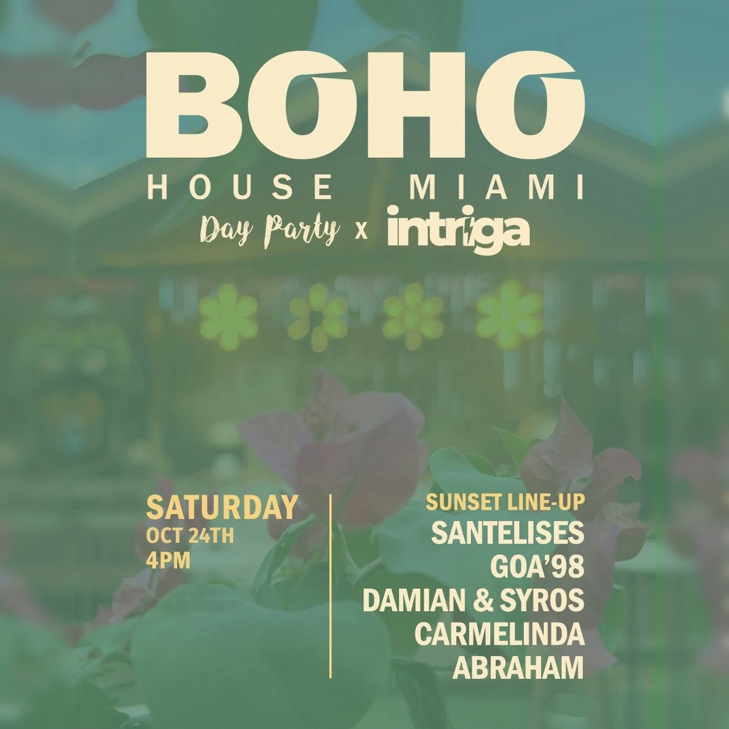 Intriga x Boho House: Day Party Vol 3