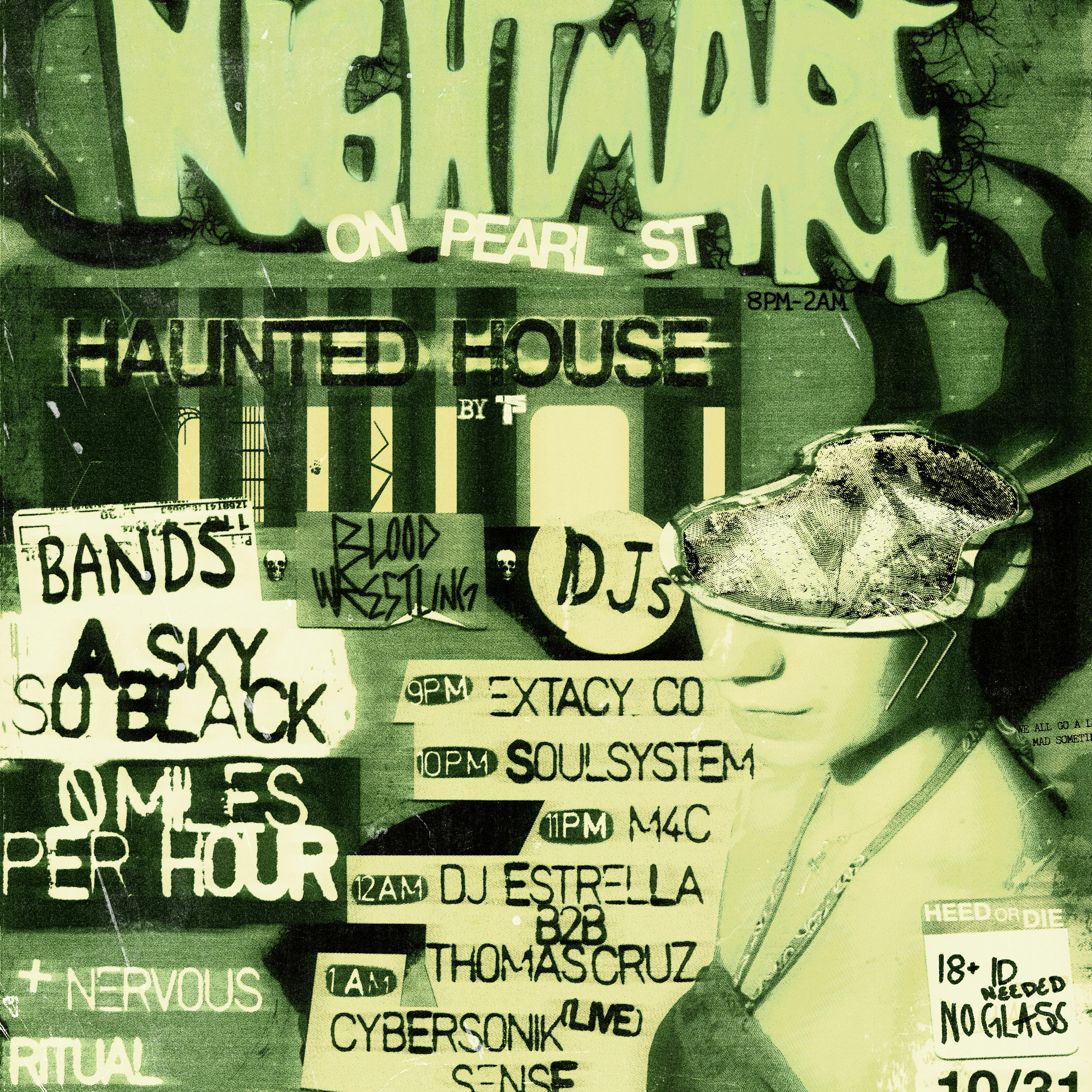 Halloween @ Pearl W ASkySoBlack & 0 Miles Per Hour