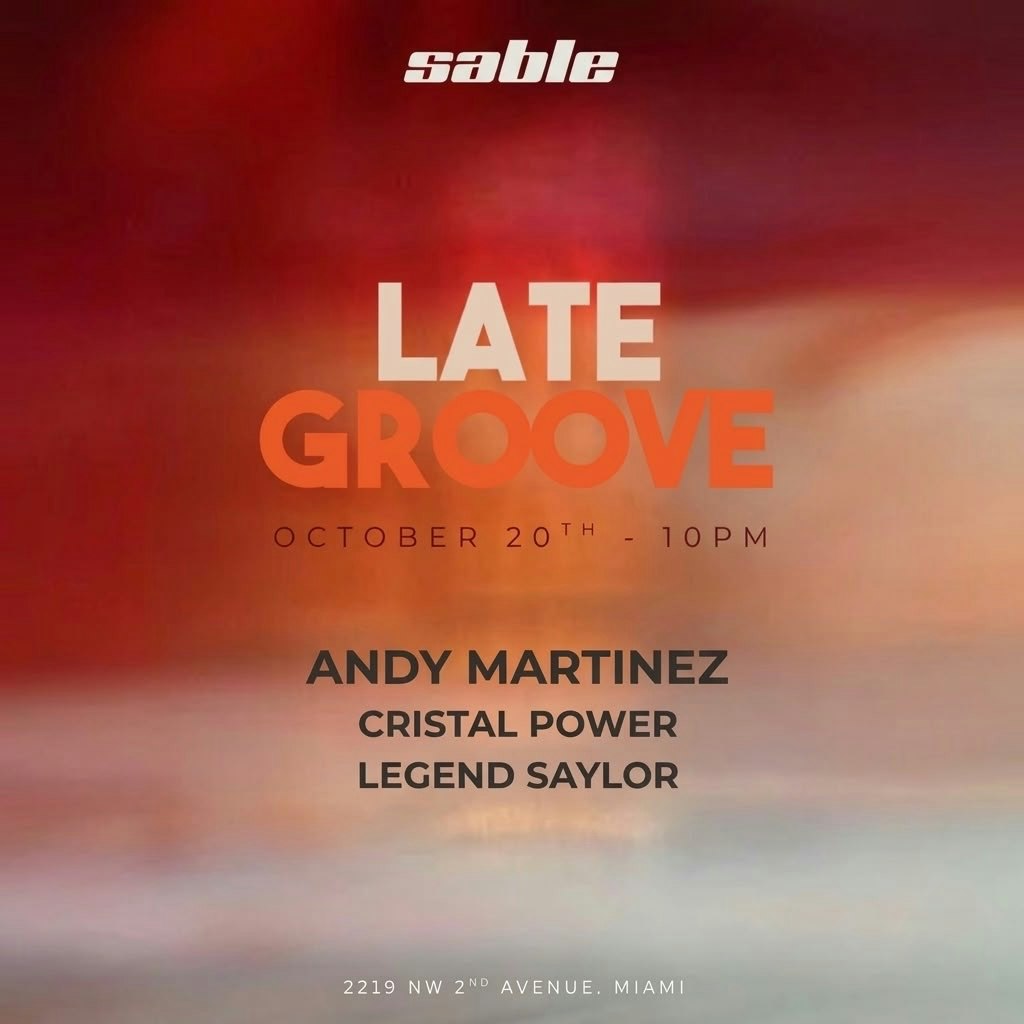 Late Groove: Andy Martinez
