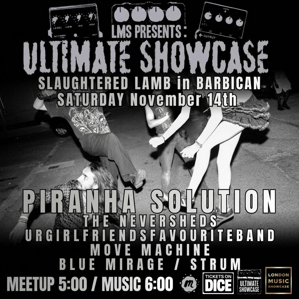London Music Ultimate Showcase: Piranha Solution Tickets | Nov 14 | The ...