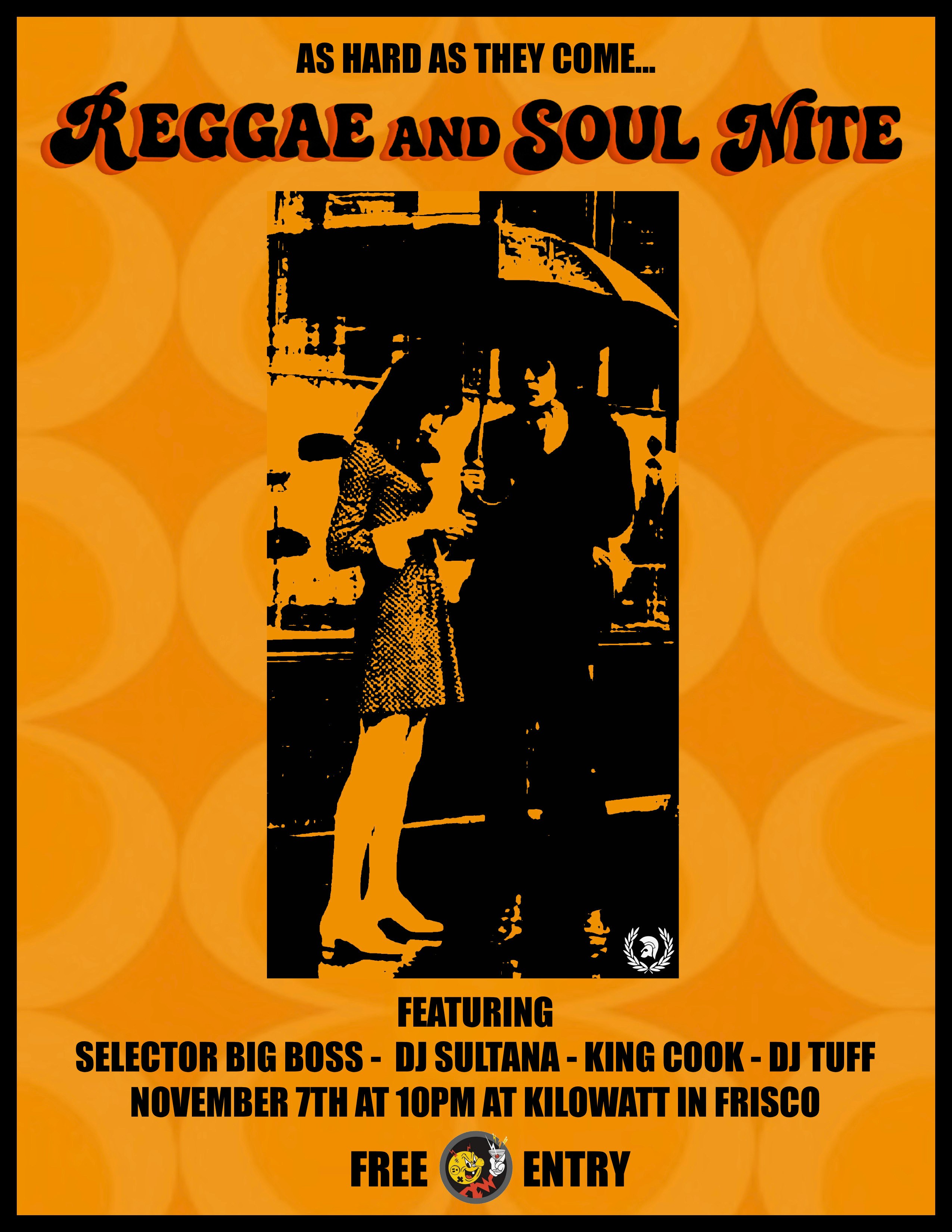 Official event artwork for Reggae & Soul Nite