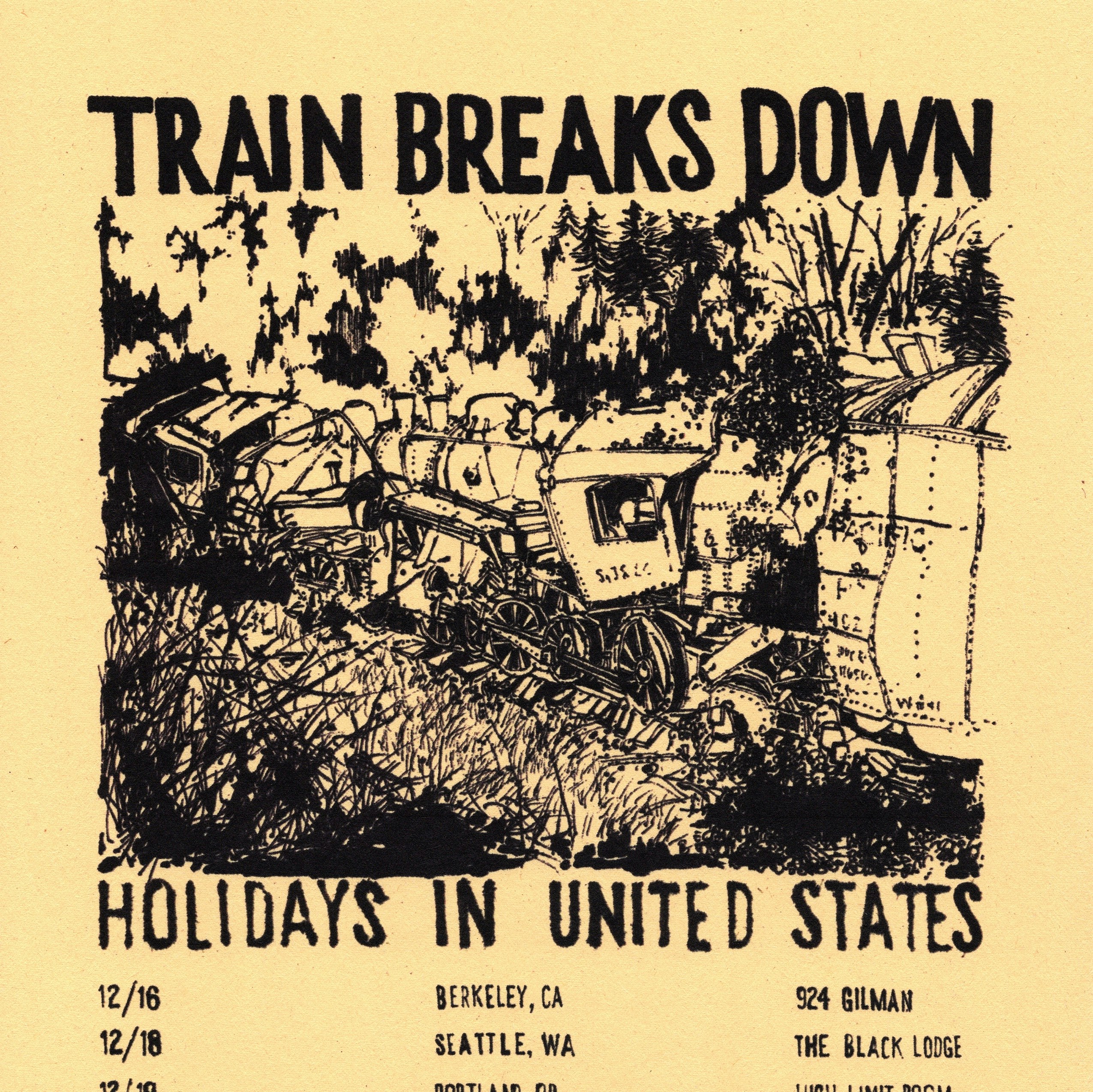 Train Breaks Down, Holidays in United States