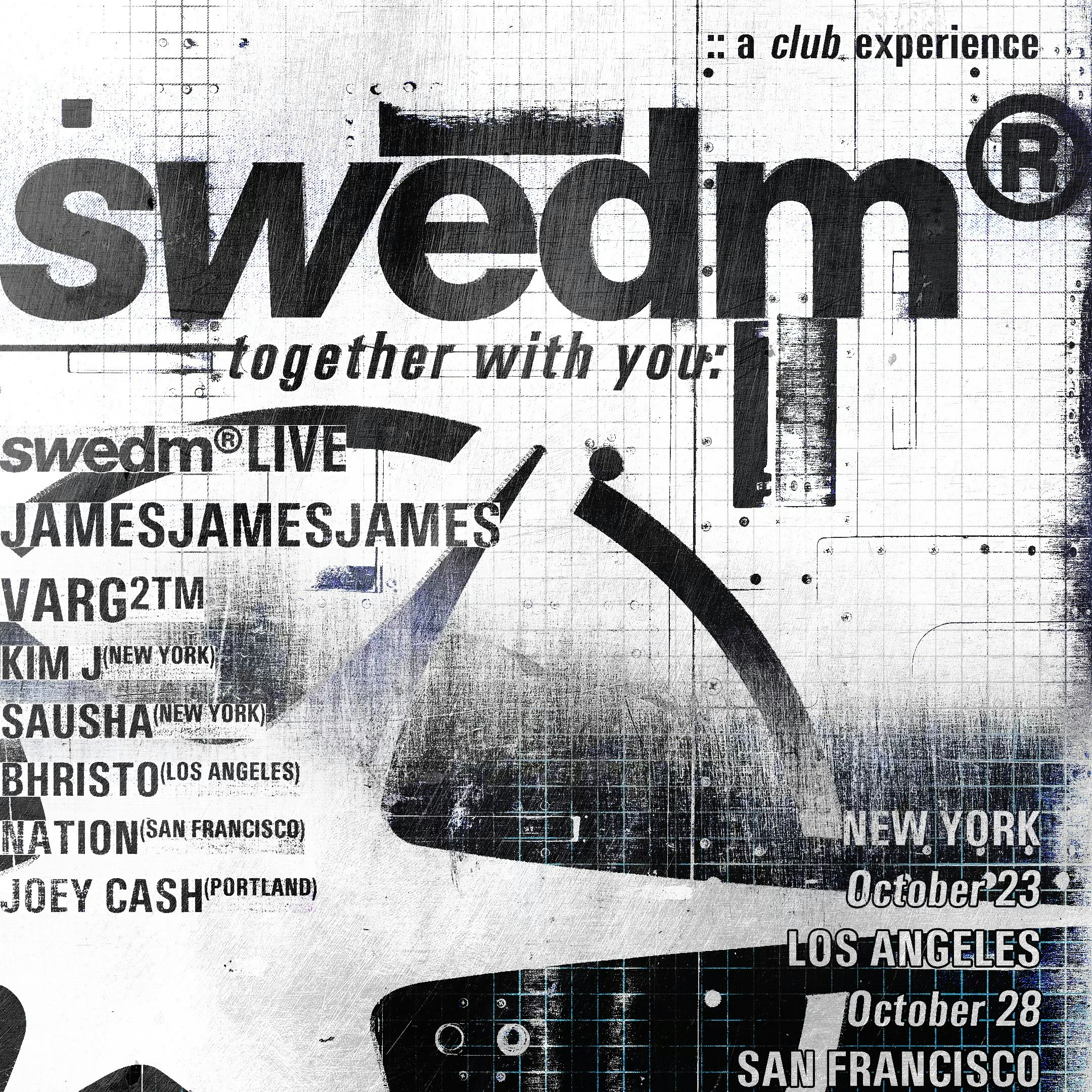Minty Boi Presents: swedm (Varg2tm + jamesjamesjames) with Kimj & Sausha
