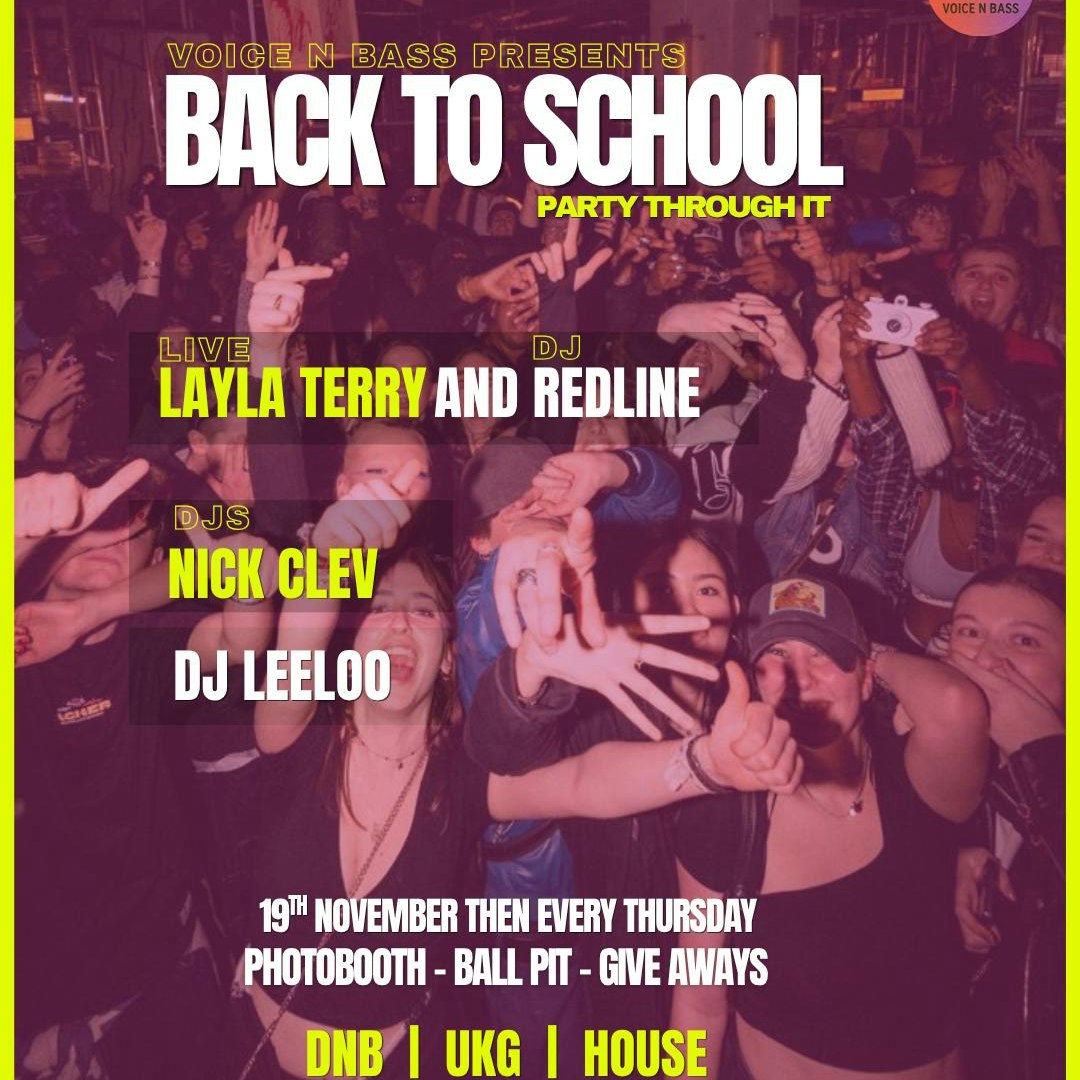 Back to school party through it