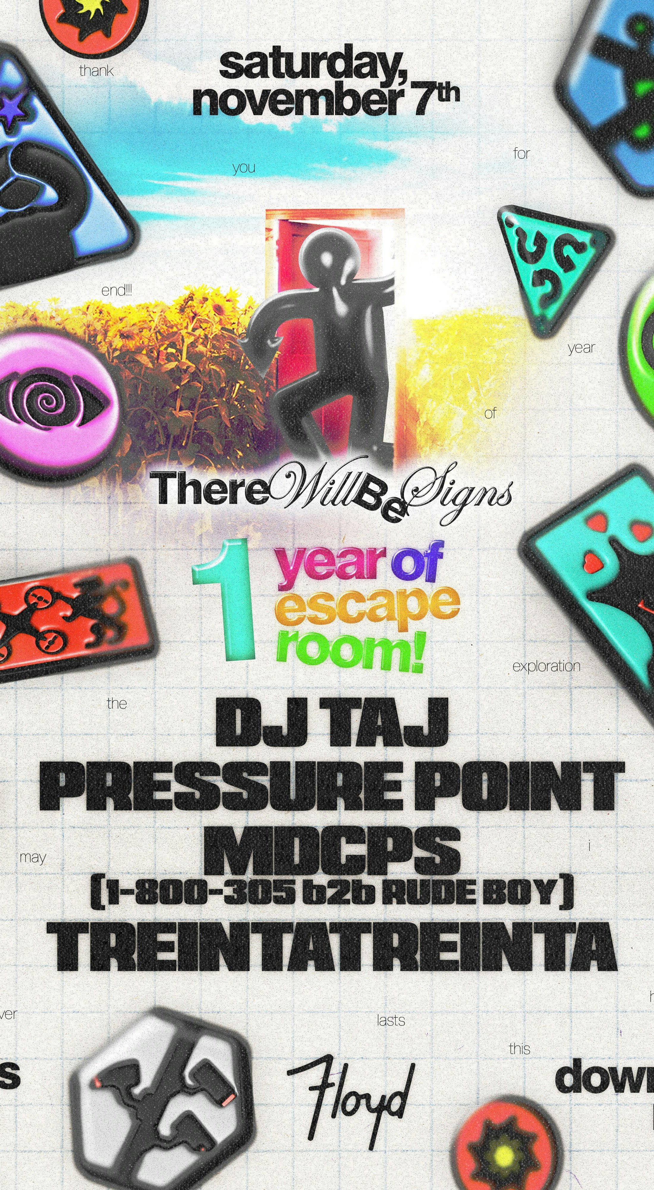 Escape Room 1 Year Anniversary: DJ Taj at Floyd Miami