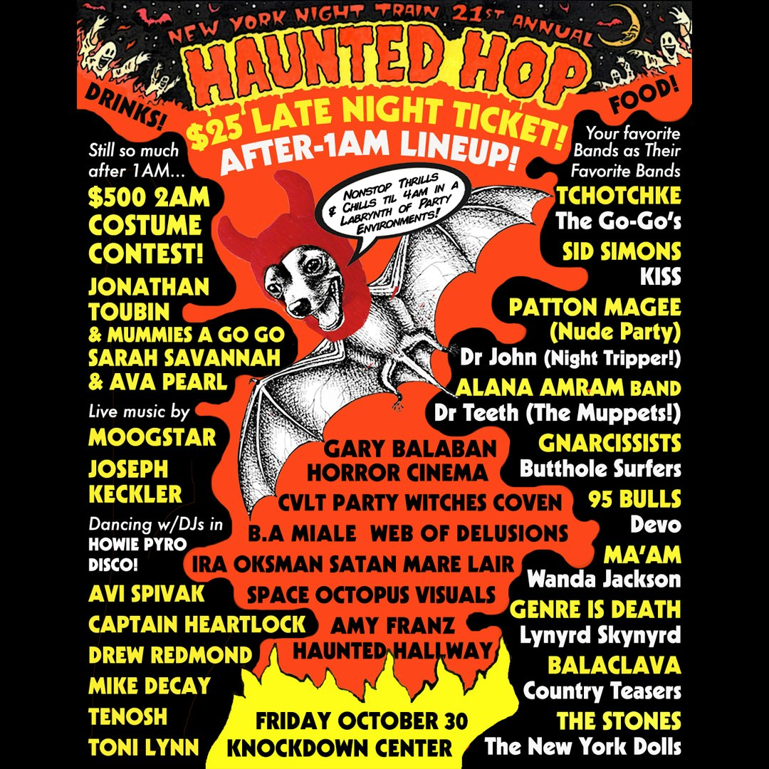 NEW YORK NIGHT TRAIN 21ST ANNUAL HAUNTED HOP: Devil's Night Edition at ...