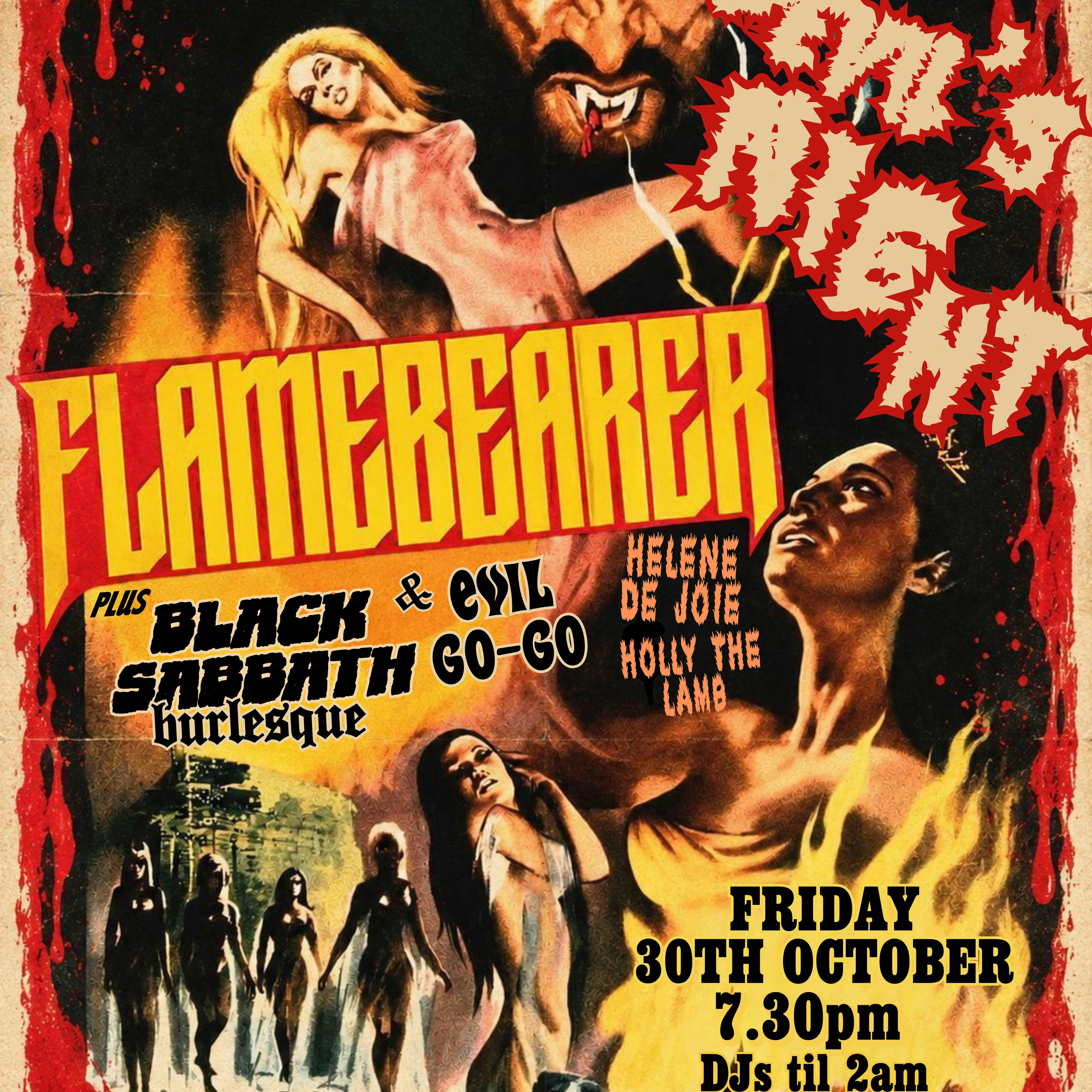 Devil's Night- Flamebearer/Black Sabbath burlesque