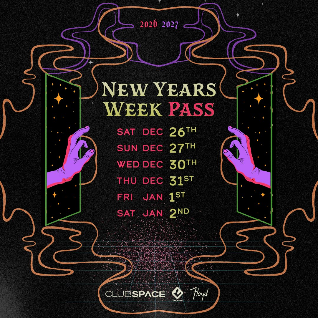 New Years Week Pass 2026 flyer